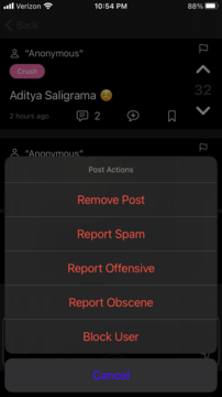 Option to remove post as mod